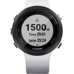 Garmin - Swim 2 Smartwatch 42mm Fiber-Reinforced Polymer - Whitestone -APPLE || Garmin || FITBIT Sales 68b22962 2b60 516b a04b fe4f20d430c2