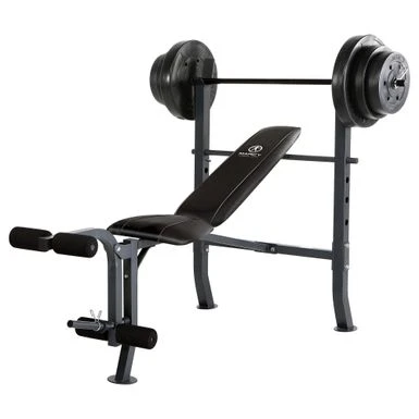 Marcy Diamond Bench With 100-pound Weight Set - Marcy Diamond Bench And Weight Set MD-2082W 3 Marcy Diamond Bench With 100-pound Weight Set - Marcy Diamond Bench And Weight Set MD-2082W - Image 3