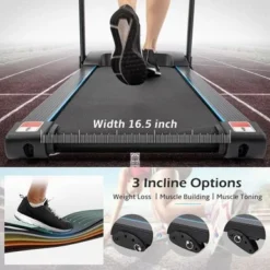 Electric Motorized Treadmill With Audio Speakers, Max.10 MPH - Black -APPLE || Garmin || FITBIT Sales 72219376 c1b9 4613 aeb9 927217f8e719