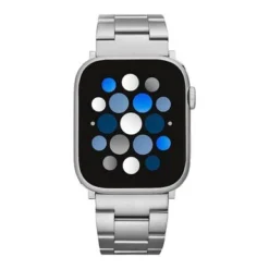 Insignia™ - Stainless Steel Link Band For Apple Watch 42mm, 44mm, 45mm And Apple Watch Ultra 49mm (All Series) - Silver -APPLE || Garmin || FITBIT Sales 779da46f 9517 5cc3 a567 6d3aa8d26968