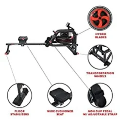 Sunny Health & Fitness Smart Obsidian Surge 500 M Water Rowing Machine - SF-RW5713SMART -APPLE || Garmin || FITBIT Sales 77f5de14 55ca 43e6 a27e a6a197757c5b