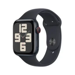 Apple Watch SE (GPS + Cellular) 44mm Midnight Aluminum Case With Midnight Sport Band - S/M - Midnight