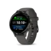 Garmin - Venu 3S GPS Smartwatch 41 Mm Fiber-reinforced Polymer - Stainless Steel And Pebble Gray