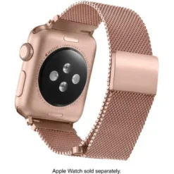 Platinum™ - Magnetic Stainless Steel Mesh Band For Apple Watch 38mm, 40mm, 41mm And Apple Watch Series 1-9 - Rose Gold -APPLE || Garmin || FITBIT Sales 7d8fa4b6 a3f4 5877 9263 313e37cb12af