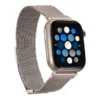 Insignia™ - Stainless Steel Mesh Band For Apple Watch 38mm, 40mm And 41mm (All Series) - Champagne