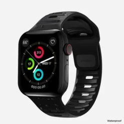 Nomad - Sport Band For Apple Watch® 42, 44, 45mm (Series 1-8) And Apple Watch Ultra® - Black -APPLE || Garmin || FITBIT Sales 86410c39 d90f 5f70 9479 64c93a12bee3