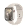 Apple Watch Series 9 (GPS + Cellular) 45mm Starlight Aluminum Case With Starlight Sport Band - S/M - Starlight