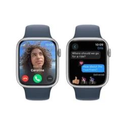 Apple Watch Series 9 (GPS + Cellular) 45mm Silver Aluminum Case With Storm Blue Sport Band - M/L - Silver -APPLE || Garmin || FITBIT Sales 8af6a76e 7082 5a8e b0a3 a8cc080d95cd