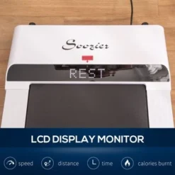 Soozier Walking Treadmill, Walking Pad Machine With LCD Monitor And Remote Control For Home Gym, White - Pink -APPLE || Garmin || FITBIT Sales 8b29a564 e028 4929 bf45 68942d3194f0