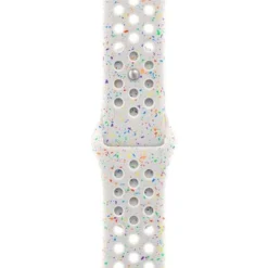 Apple - 41mm Pure Platinum Nike Sport Band - S/M - Pure Platinum