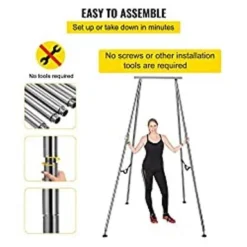 VEVOR Yoga Sling Inversion, 9.6 FT Height Inversion Yoga Swing Stand, Max Capacity 551 LBS Aerial Yoga Frame Inversion -APPLE || Garmin || FITBIT Sales 94119c99 6c0f 494f 9011 34f85c80879f