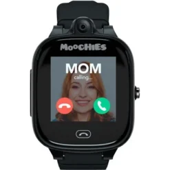 Moochies MW12 4G Kids Smartwatch Phone, Black