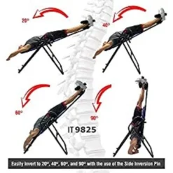 Body Vision IT9825 Premium Inversion Table With Adjustable Head Rest & Lumbar Support Pad, - Heavy Dutyup To 250 Lbs., Gray -APPLE || Garmin || FITBIT Sales 985df40f 3ee2 456e 89fb f88c0fd84985