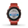 Garmin - Forerunner 745 GPS Smartwatch 30mm Fiber-Reinforced Polymer - Magma Red