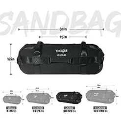 Yes4All Sandbag Weights/Weighted Bags - Sandbags For Fitness, Conditioning, Crossfit With Adjustable Weights (Black - L) -APPLE || Garmin || FITBIT Sales 9e3557cf a45d 4585 afa9 8165eea4f43e