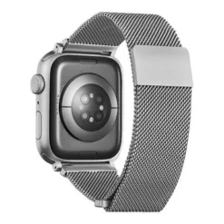 Insignia™ - Stainless Steel Mesh Band For Apple Watch 42mm, 44mm, 45mm And Apple Watch Ultra 49mm (All Series) - Silver -APPLE || Garmin || FITBIT Sales 9e490984 0bcc 5b0b ac2a 767c1197bfa8