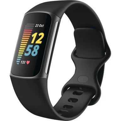 Fitbit - Charge 5 Advanced Fitness & Health Tracker - Graphite 3 Fitbit - Charge 5 Advanced Fitness & Health Tracker - Graphite - Image 3