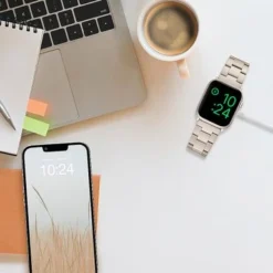 Insignia™ - Stainless Steel Link Band For Apple Watch 42mm, 44mm, 45mm And Apple Watch Ultra 49mm (All Series) - Champagne -APPLE || Garmin || FITBIT Sales a18fb094 4d61 5737 8abc 62e91f2f37e5