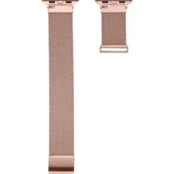 Platinum™ - Magnetic Stainless Steel Mesh Band For Apple Watch 38mm, 40mm, 41mm And Apple Watch Series 1-9 - Rose Gold -APPLE || Garmin || FITBIT Sales a61a359d 1862 5b02 90ee dd32358abb75