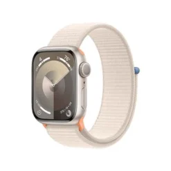 Apple Watch Series 9 (GPS) 41mm Starlight Aluminum Case With Starlight Sport Loop - Starlight