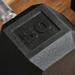 Soozier Hex Rubber Free Weight Dumbbells 50 Lbs. Set Of 2 With Steel Handles, Hand Weight For Strength Workout Training, Black - Black -APPLE || Garmin || FITBIT Sales b3d091c2 a136 4160 8e09 2f4b340ee3cd