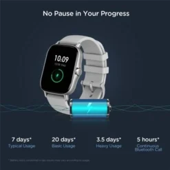 Amazfit - GTS 2 Smartwatch 42mm Aluminum Alloy - Urban Grey -APPLE || Garmin || FITBIT Sales b55be1e1 db92 413c b3b0 2be3f743de65