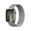 Apple Watch Series 9 (GPS + Cellular) 41mm Silver Stainless Steel Case With Silver Milanese Loop - Silver