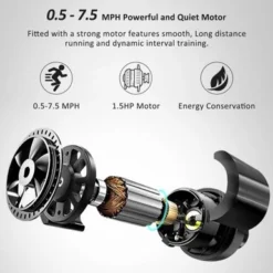 Nestfair 1.5HP Electric Folding Treadmill 3-Level Incline Adjustable - Grey -APPLE || Garmin || FITBIT Sales b9277309 7901 44a8 893c 536e5e60968e