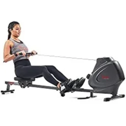 APPLE || Garmin || FITBIT Sales 38 Sunny Health & Fitness Premium Magnetic Rowing Machine Interactive Rower With Optional Exclusive SunnyFit App And Smart Bluetooth Connectivity