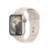 Apple Watch Series 9 (GPS + Cellular) 41mm Starlight Aluminum Case With Starlight Sport Band - M/L - Starlight