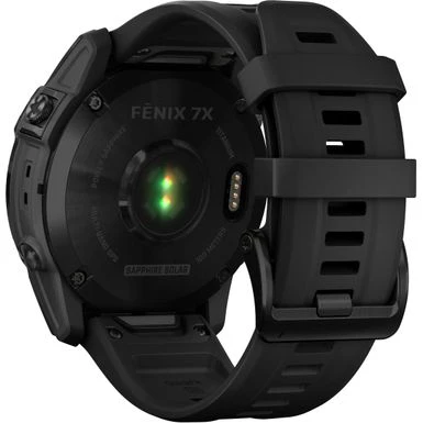 Garmin - Fēnix 7X Sapphire Solar GPS Smartwatch 51 Mm Fiber-reinforced Polymer - Black DLC Titanium 4 Garmin - Fēnix 7X Sapphire Solar GPS Smartwatch 51 Mm Fiber-reinforced Polymer - Black DLC Titanium - Image 4