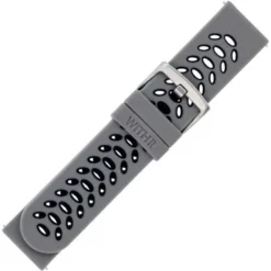 WITHit - Universal Smartwatch Silicone And Mesh Sport Band 2-Pack For Samsung Galaxy Watch Active And Galaxy Watch Active2 20mm - Woven Black/Grey/Black -APPLE || Garmin || FITBIT Sales bb73226d 2817 5f4c 8c68 61485068788a