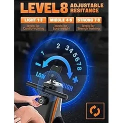 UPGO New Rowing Machine For Home Use, Rower With 8 Level Adjustable Quiet Magnetic Resistance, Ergonomic Seat & LCD Monitor, 300 LB Weight Capacity -APPLE || Garmin || FITBIT Sales c385836c cfdc 435a a70f 9ea2e616596c