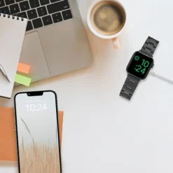 Insignia™ - Stainless Steel Link Band For Apple Watch 38mm, 40mm And 41mm (All Series) - Black -APPLE || Garmin || FITBIT Sales c3aad4e1 1535 53f2 851c a24d932fb6bd