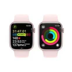 Apple Watch Series 9 (GPS) 45mm Pink Aluminum Case With Light Pink Sport Band - S/M - Pink -APPLE || Garmin || FITBIT Sales c9b291fa d6ce 587d 8229 67f6d6619eec