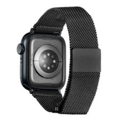 Insignia™ - Stainless Steel Mesh Band For Apple Watch 38mm, 40mm And 41mm (All Series) - Midnight Aluminum -APPLE || Garmin || FITBIT Sales cba318ab a969 5d71 91ec a149fd73c3d3