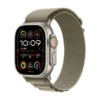 Apple Watch Ultra 2 (GPS + Cellular) 49mm Titanium Case With Olive Alpine Loop - Medium - Titanium