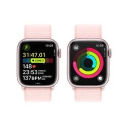 Apple Watch Series 9 (GPS) 41mm Pink Aluminum Case With Light Pink Sport Loop - Pink -APPLE || Garmin || FITBIT Sales cdcec0f2 a8bb 56bb 8aa4 ead061e88688