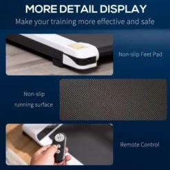 Soozier Walking Treadmill, Walking Pad Machine With LCD Monitor And Remote Control For Home Gym, White - White/Black -APPLE || Garmin || FITBIT Sales d08e9430 c74d 422e 82f8 afe9697449bc