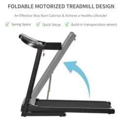 Soozier Treadmill Machine Electric Motorised Folding Running Machine 12 Preset Programs W/ LED Display For Home Gym Black - Black -APPLE || Garmin || FITBIT Sales d32506a1 fc9a 4191 96d6 b875e8dd1cef
