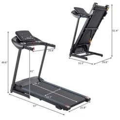 Electric Motorized Treadmill With Audio Speakers, Max.10 MPH - Black -APPLE || Garmin || FITBIT Sales d34cb758 e5e3 4a5f 9a3b 6764d312f9a4