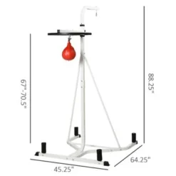Soozier Free-Standing Speed Bag Platform Punch Bag Station Boxing Stand Heavy Duty Frame White - White -APPLE || Garmin || FITBIT Sales d35237a9 e251 4bb6 a606 1af2a01008bb