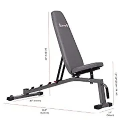 Body Champ Olympic Weight Bench With Squat Rack Included, Two Piece Set, Workout Bench, Versatile Strength Training Equipment For Home Gym, PRO3900, Grey -APPLE || Garmin || FITBIT Sales d3b53e64 7fce 48da b041 7905e85430cb
