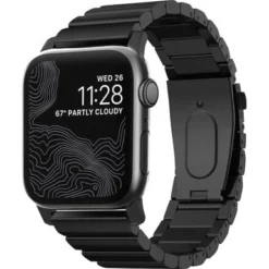 Nomad - Metal Watch Band For Apple Watch® 42mm And 44mm - Black