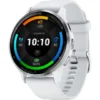 Garmin - Venu 3 GPS Smartwatch 45 Mm Fiber-reinforced Polymer - Stainless Steel And Whitestone