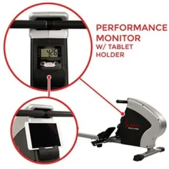 Sunny Health & Fitness Magnetic Rowing Machine Rower, LCD Monitor With Tablet Holder - Synergy Power Motion - SF-RW5801 -APPLE || Garmin || FITBIT Sales dcc8ee6c 567d 4c27 bfd4 0352830b20d1