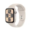 Apple Watch SE (GPS) 44mm Starlight Aluminum Case With Starlight Sport Band - S/M - Starlight