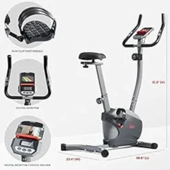 Sunny Health & Fitness Performance Upright Exercise Bike With 8-Level Magnetic Resistance, Pulse Sensor & Exclusive SunnyFit App Enhanced Bluetooth Connectivity - SF-B220030 -APPLE || Garmin || FITBIT Sales e20cfc8d 7881 4ef2 bea9 e35d2471542b