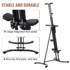 Soozier Steel Vertical Stair Climber Exercise Machine - 28"L X 26"W X 82"H - Black -APPLE || Garmin || FITBIT Sales e263f83f f449 4806 89fb 727c66994a3a