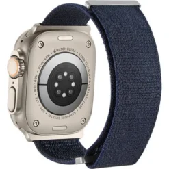 Platinum™ - Nylon Band For Apple Watch 42mm, 44mm, 45mm (Series 1-9) And Apple Watch Ultra Series 1-2 49mm - Navy Blue -APPLE || Garmin || FITBIT Sales e2903e8c b14f 5d60 ac7c 75d19c78a382